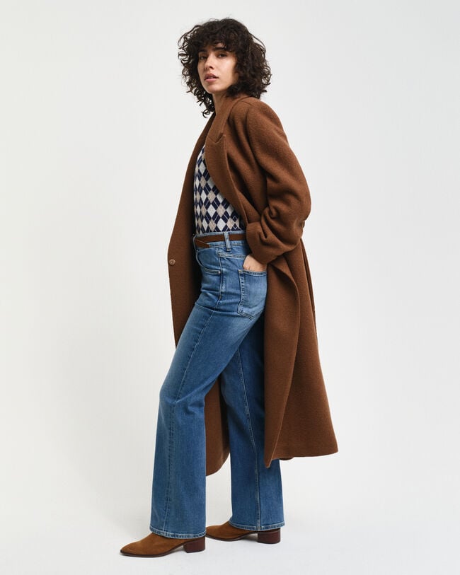 Omlottkappa med struktur