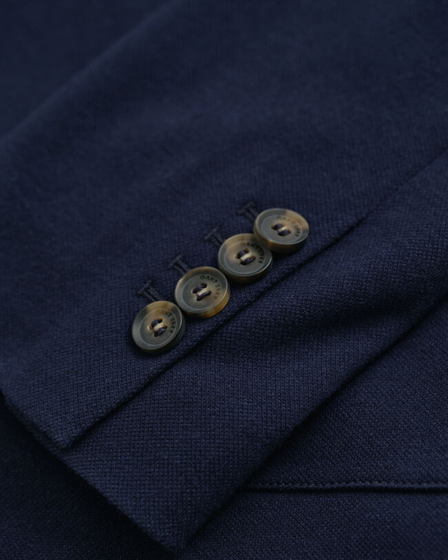 Slim fit kavaj i piké