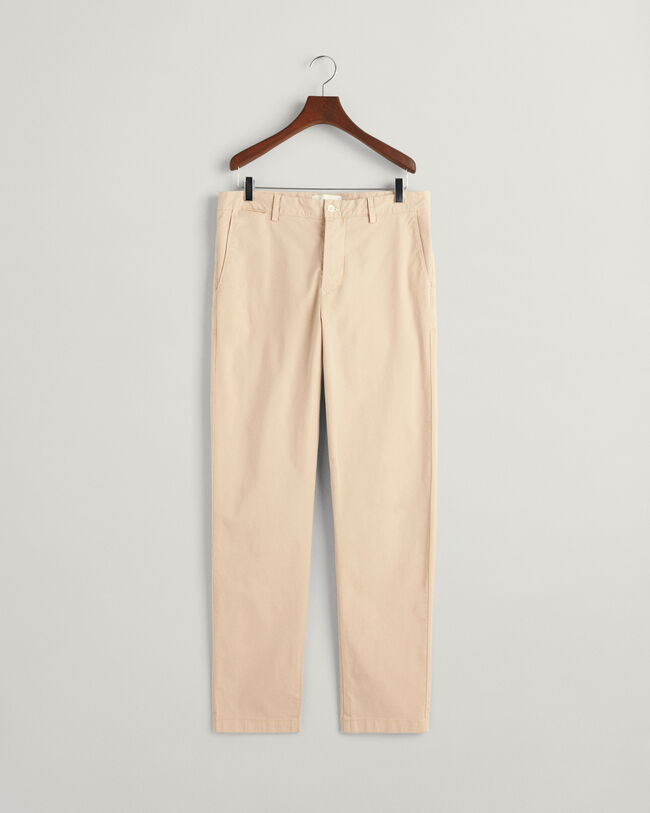 Regular fit Sunfaded chinos