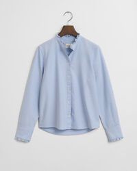 Klassisk oxfordblus med volang