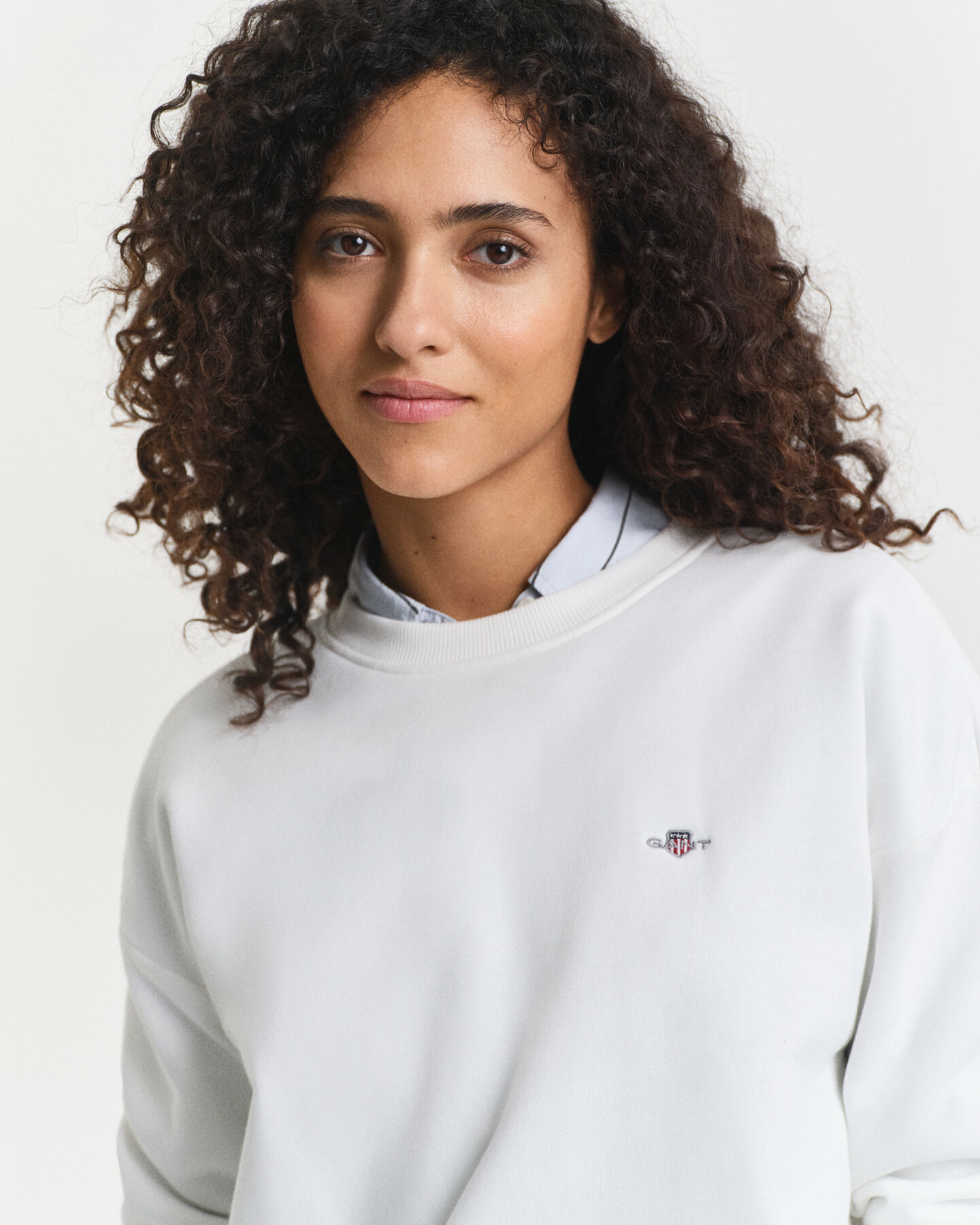 Shield sweatshirt med rund hals