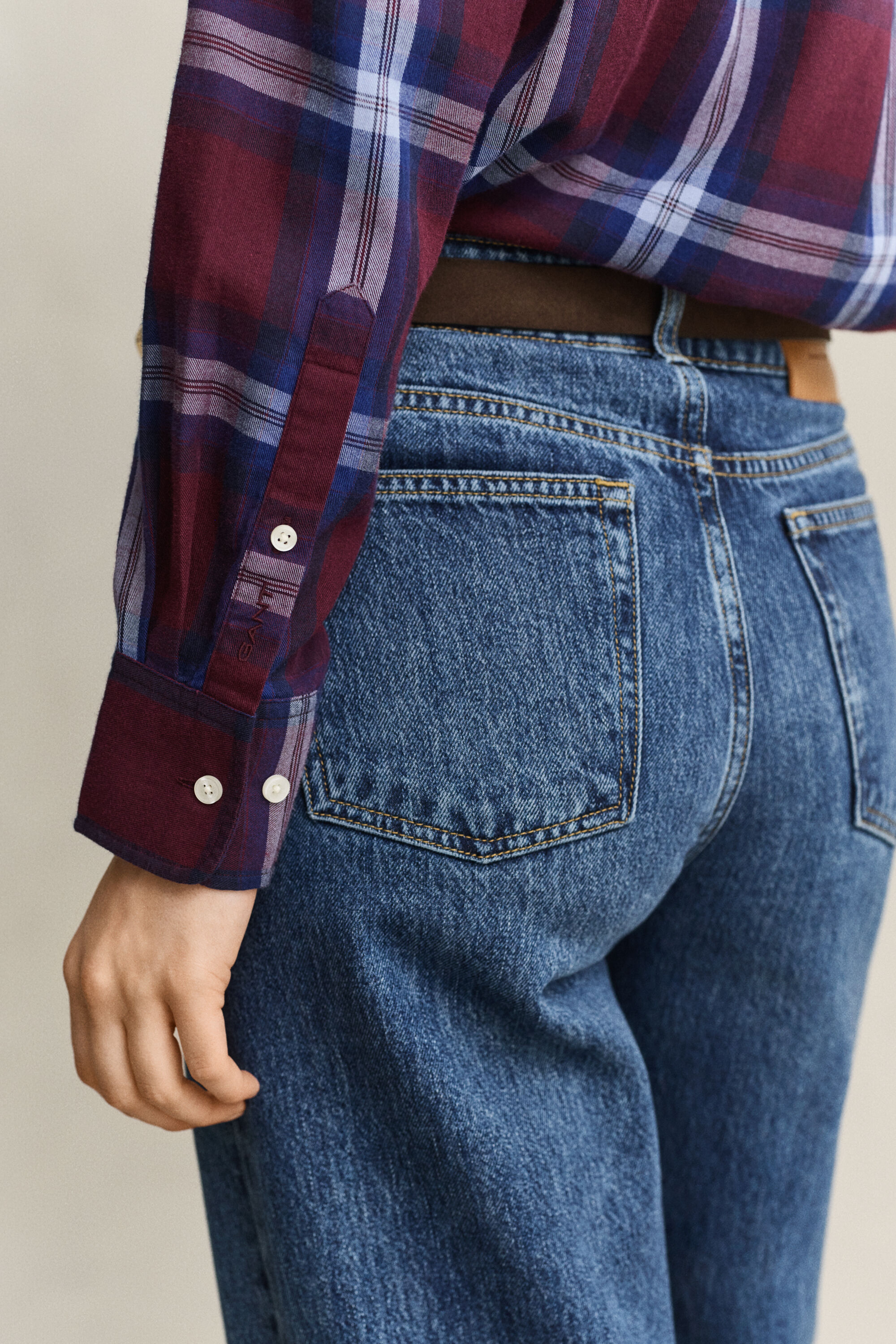 Relaxed fit flanellskjorta