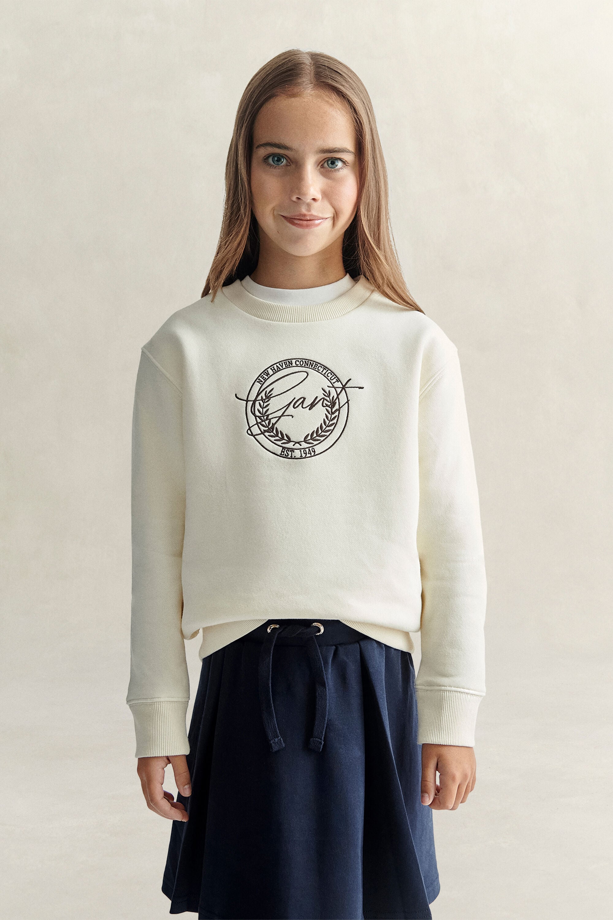 Teen Girls sweatshirt med motiv