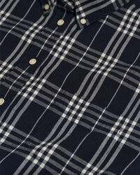 Relaxed fit rutig flanellskjorta