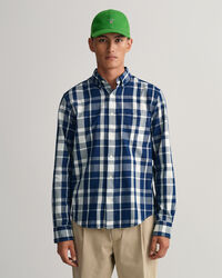 Hög keps i bomullstwill