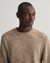 Crew neck tr&ouml;ja med tvinnat garn