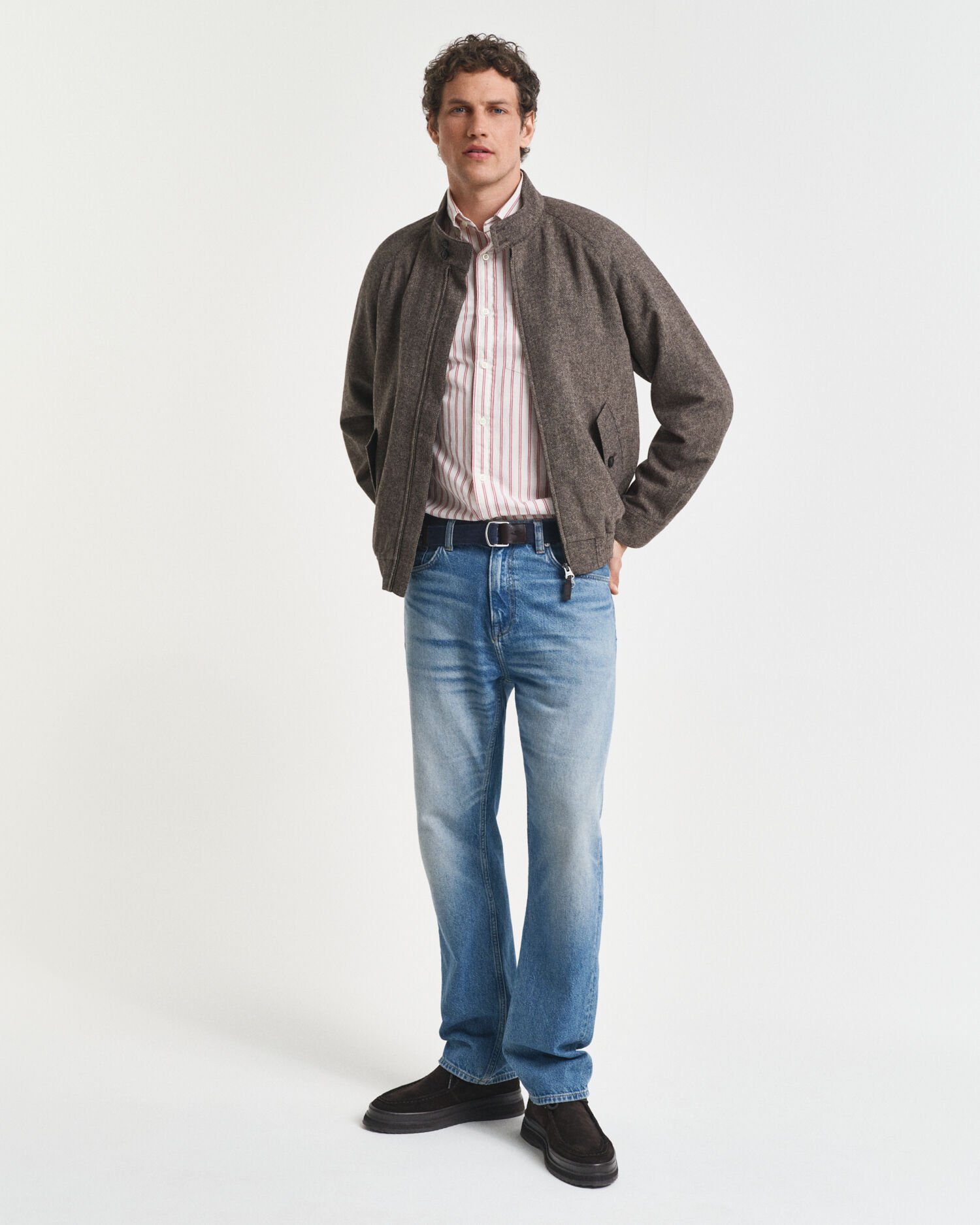 Harringtonjacka i ullblandning