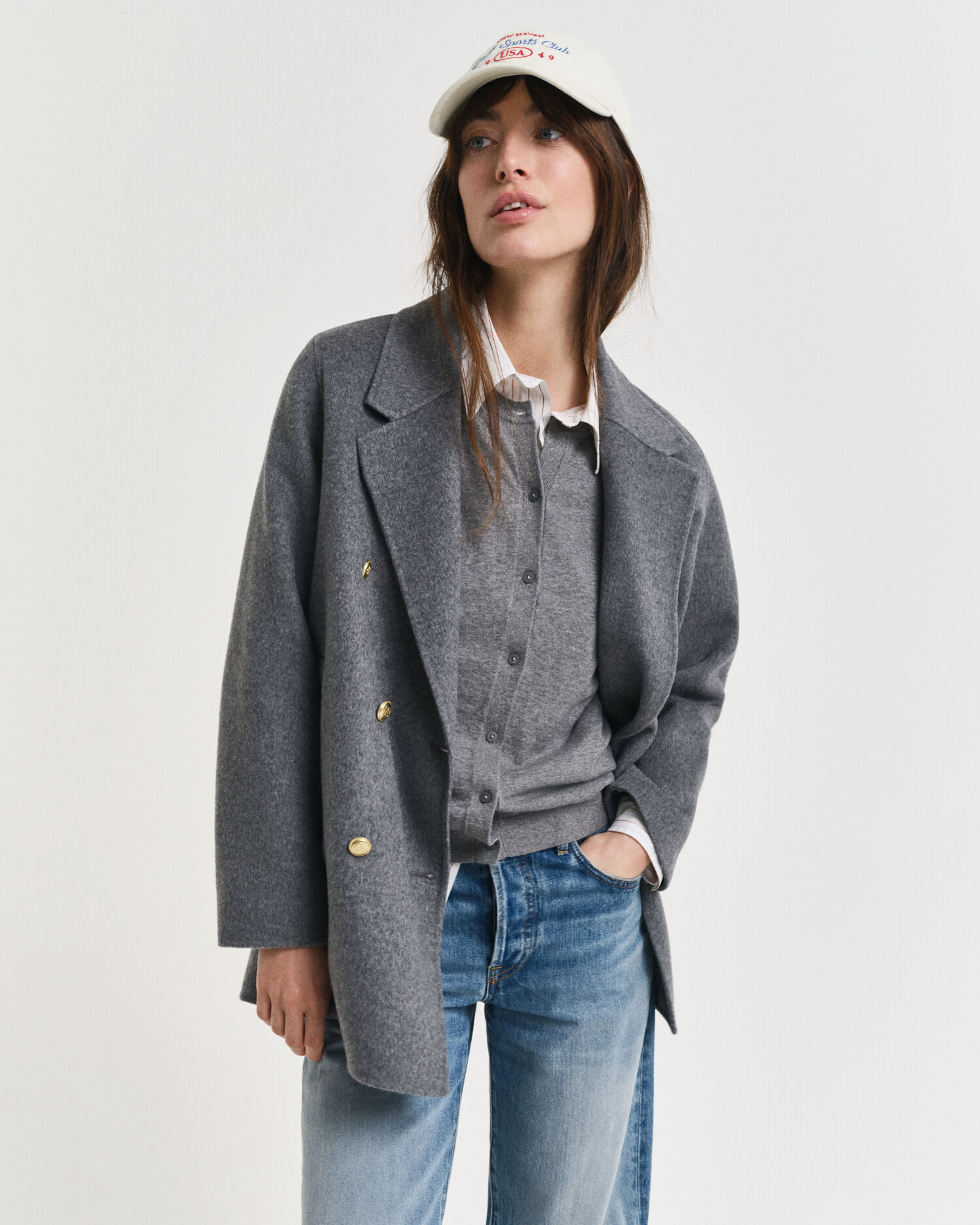 Skepparjacka med handsydda detaljer