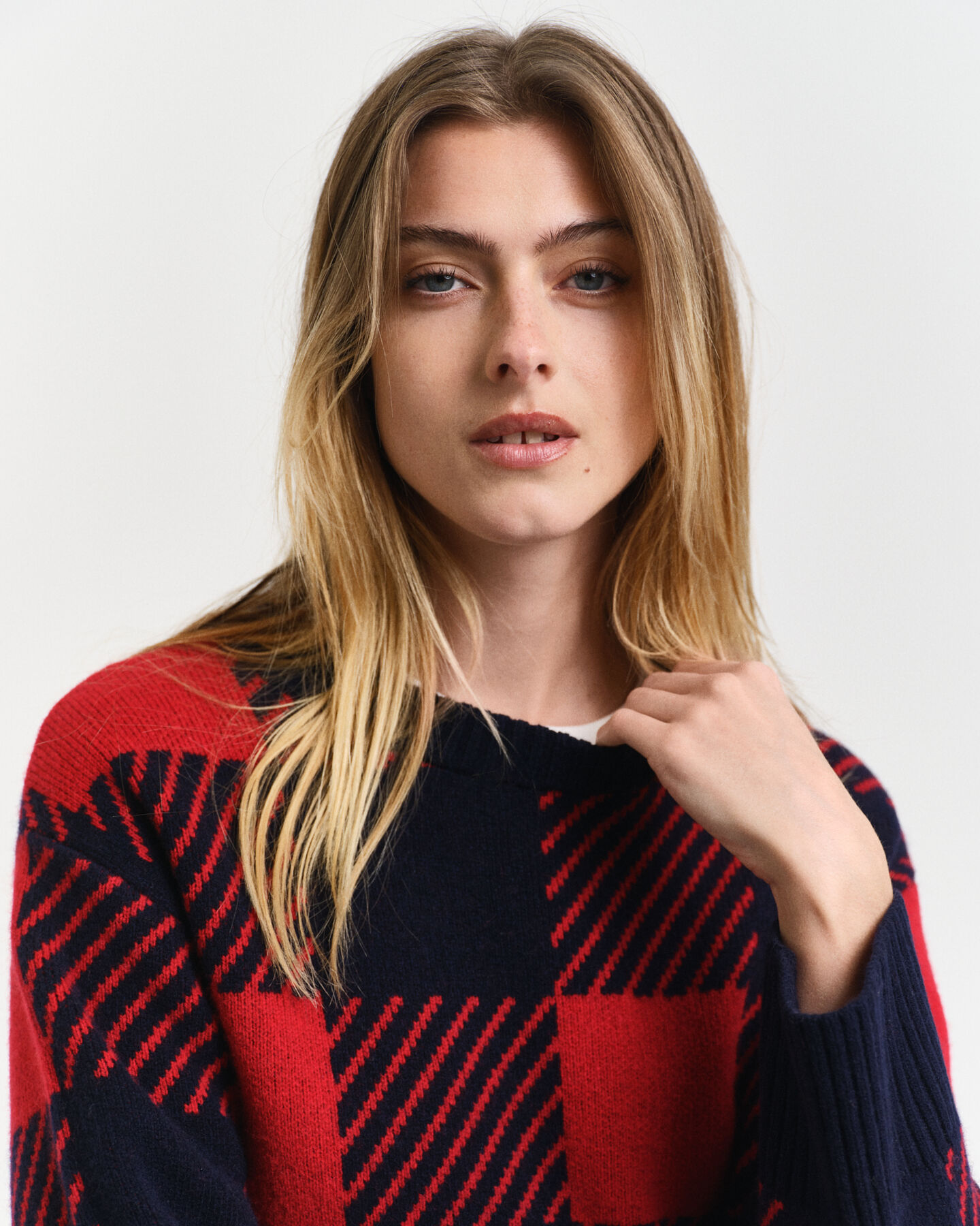 Buffalorutig rundhalsad tr&ouml;ja