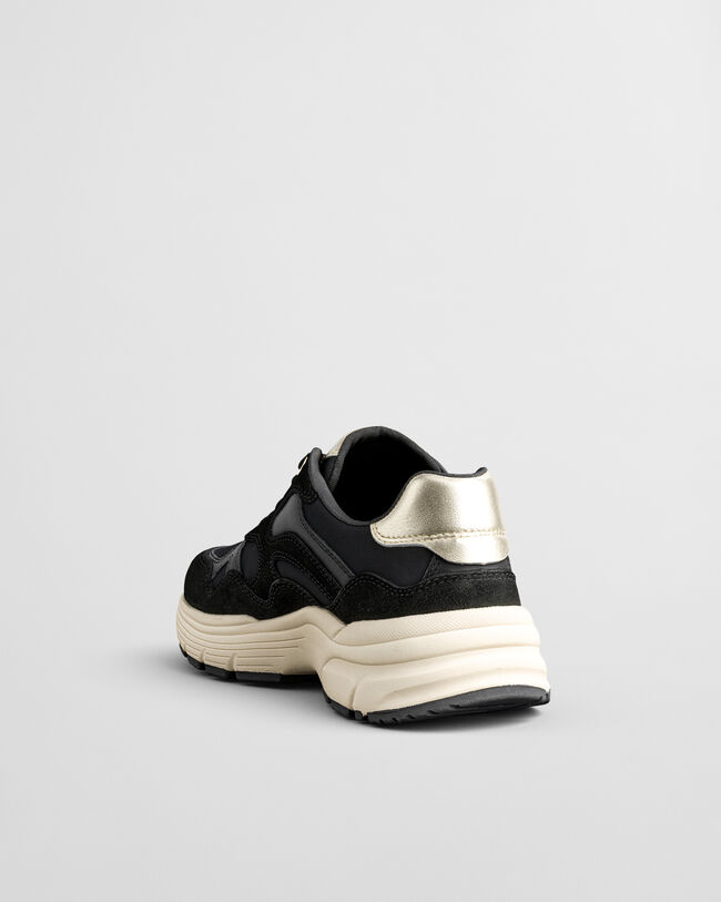 Neuwill sneakers i mocka och nylon