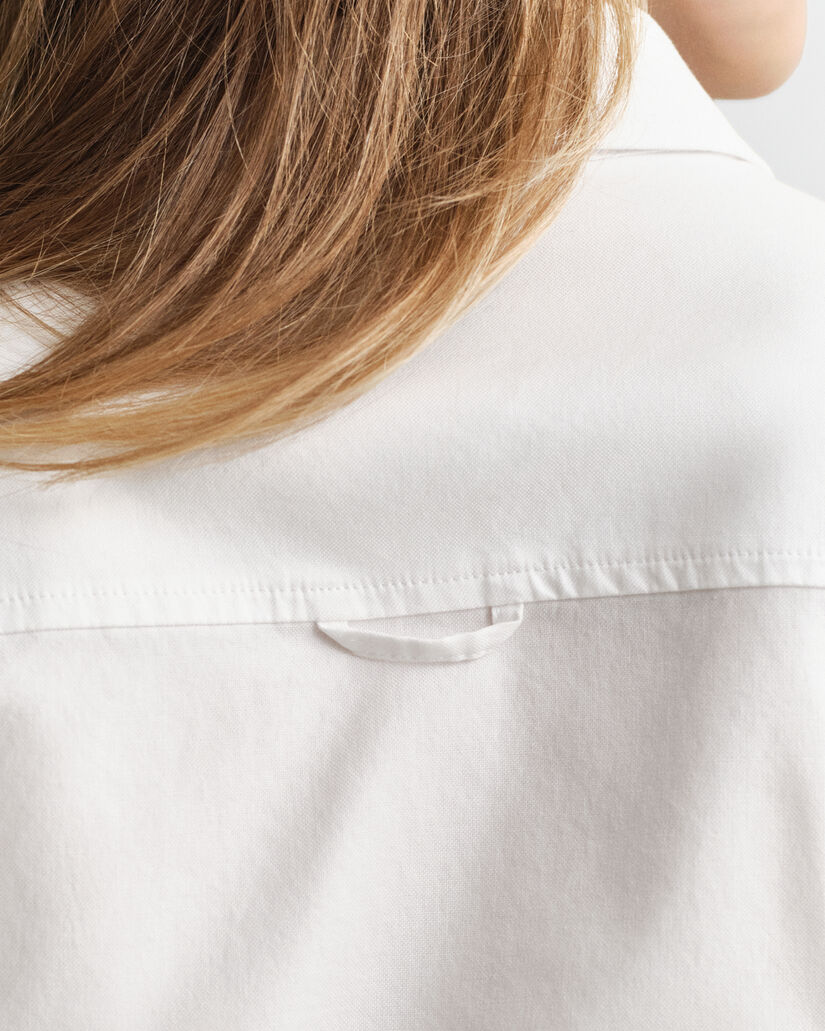 Slim fit oxfordskjorta med stretch