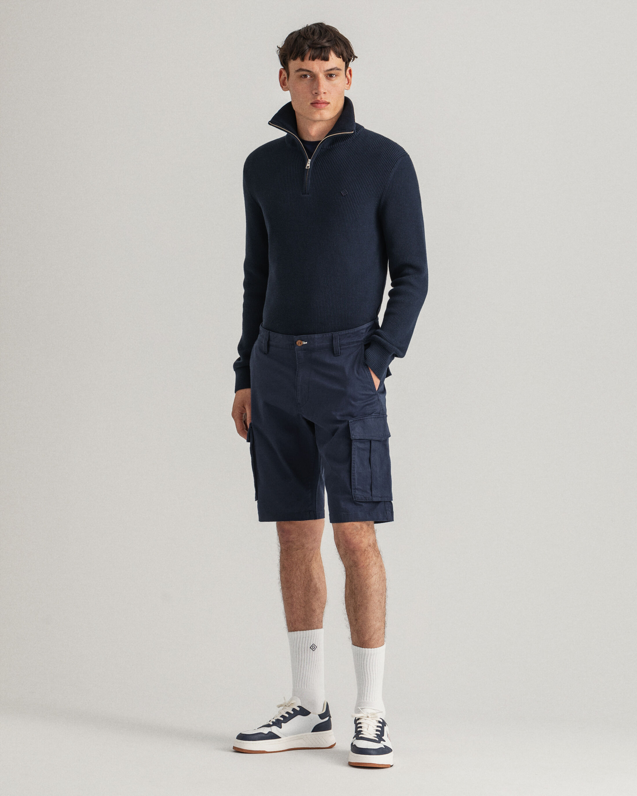  Relaxed fit cargoshorts i twill 