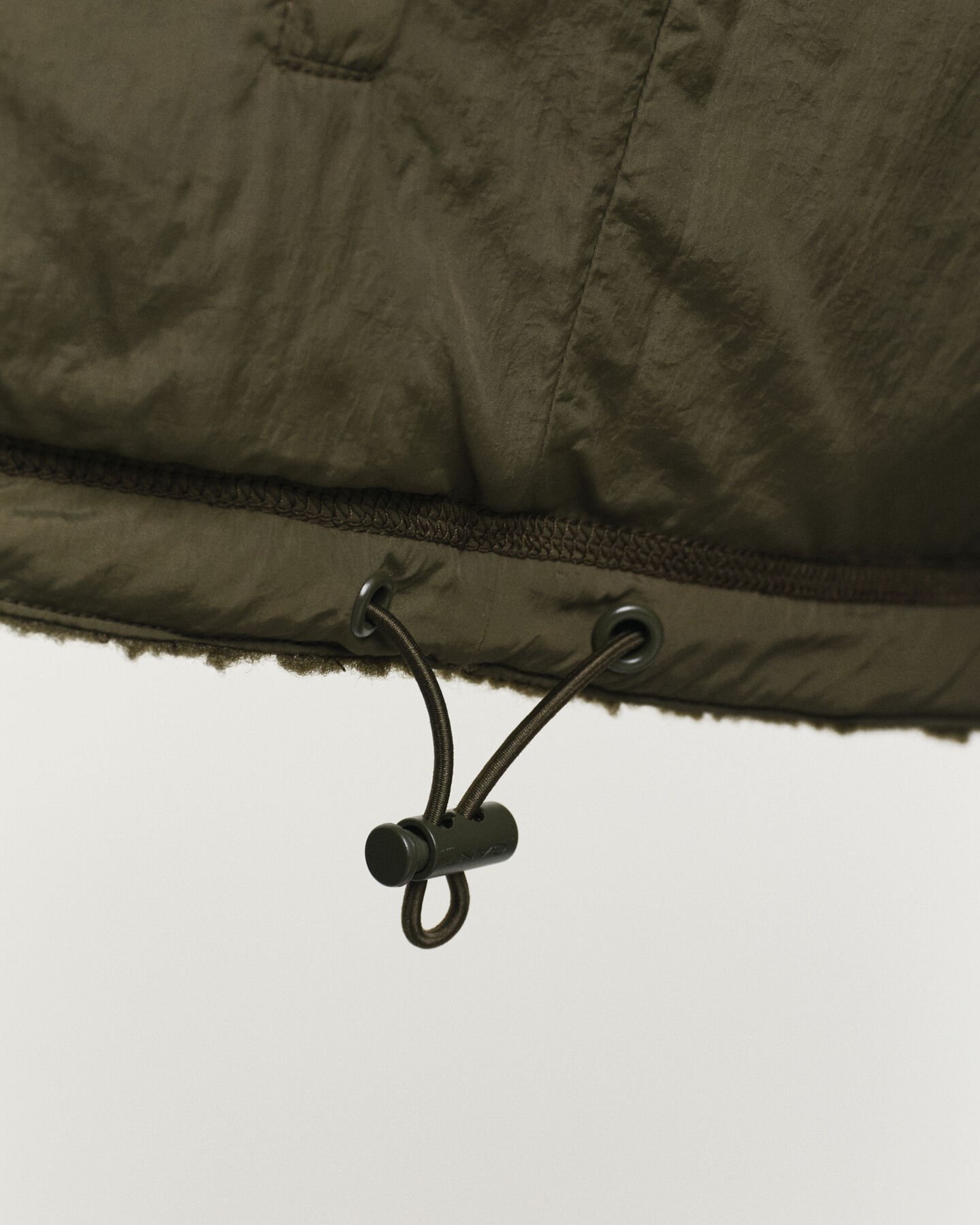 Vändbar fleecejacka med dragkedja