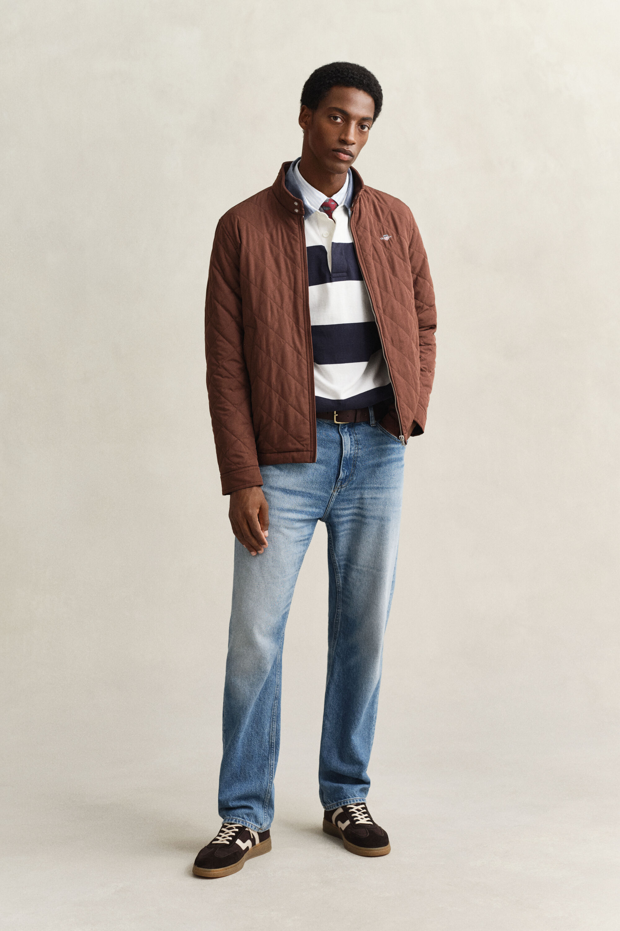 Quiltad Windcheater jacka