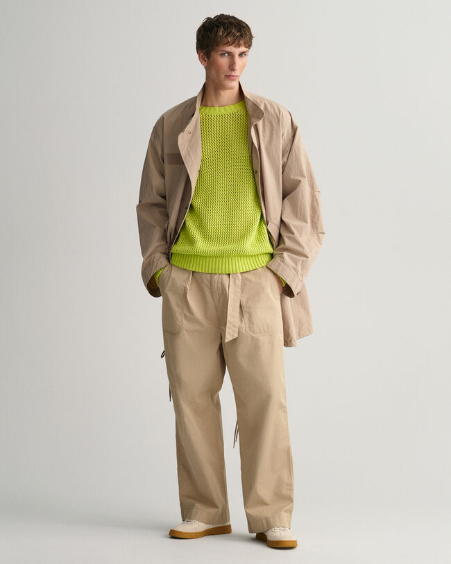 Crew neck tr&ouml;ja med luftig textur