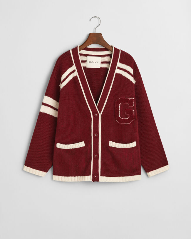 GANT Varsity V-ringad kofta