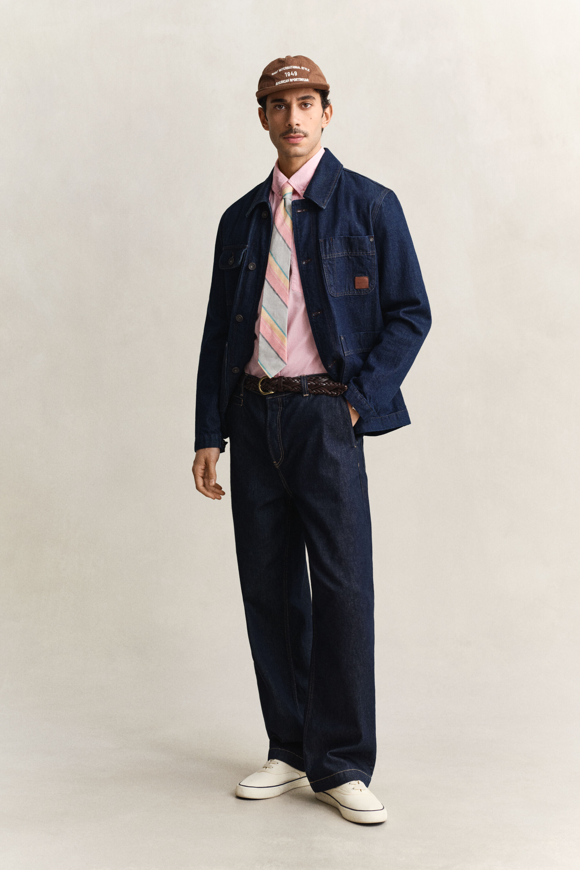 Klassisk kortärmad poplinskjorta