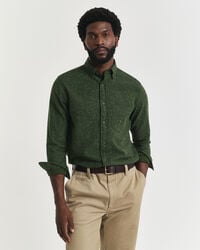 Regular fit flanellskjorta i nepsgarn