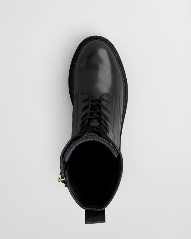 Keliin boots i skinn med sn&ouml;rning