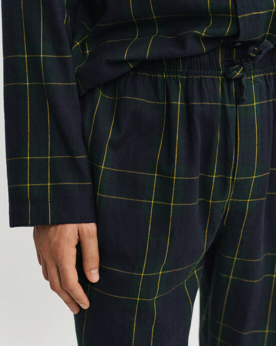 Rutig flanellpyjamas i presentförpackning