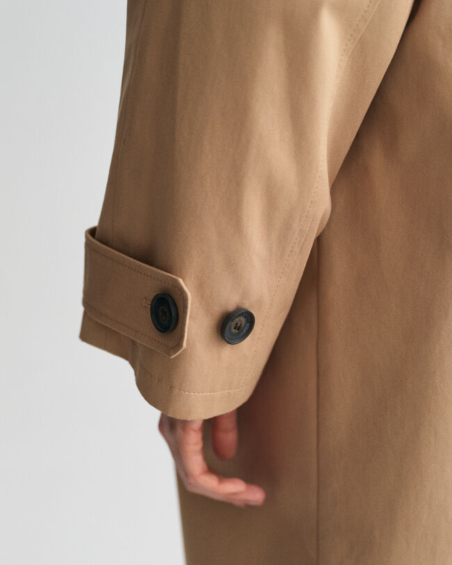 Car Coat med skinnkrage