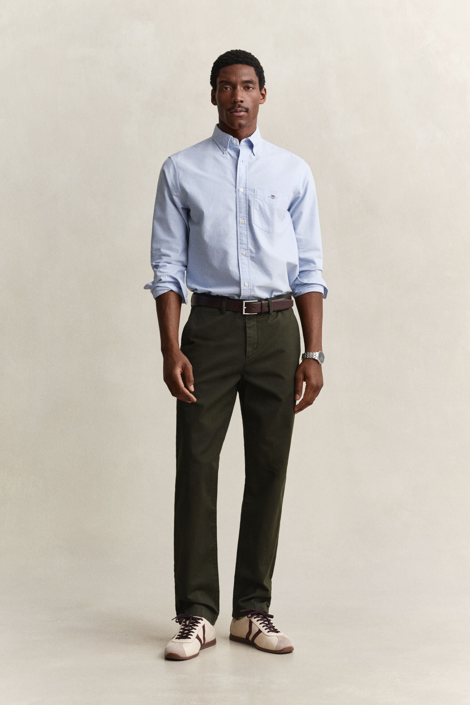 Klassiska chinos med regular fit