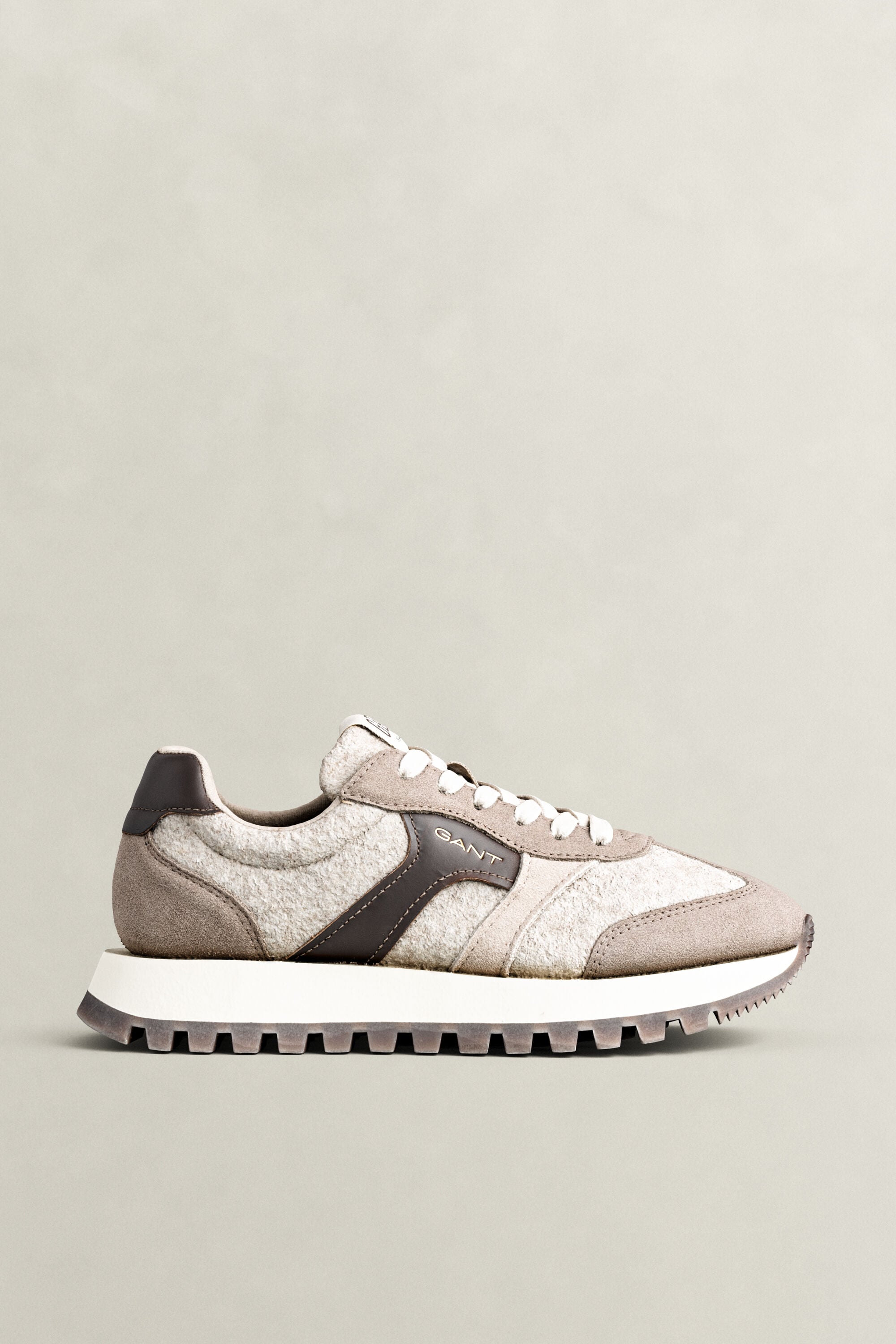 Caffay sneakers i mocka och ull