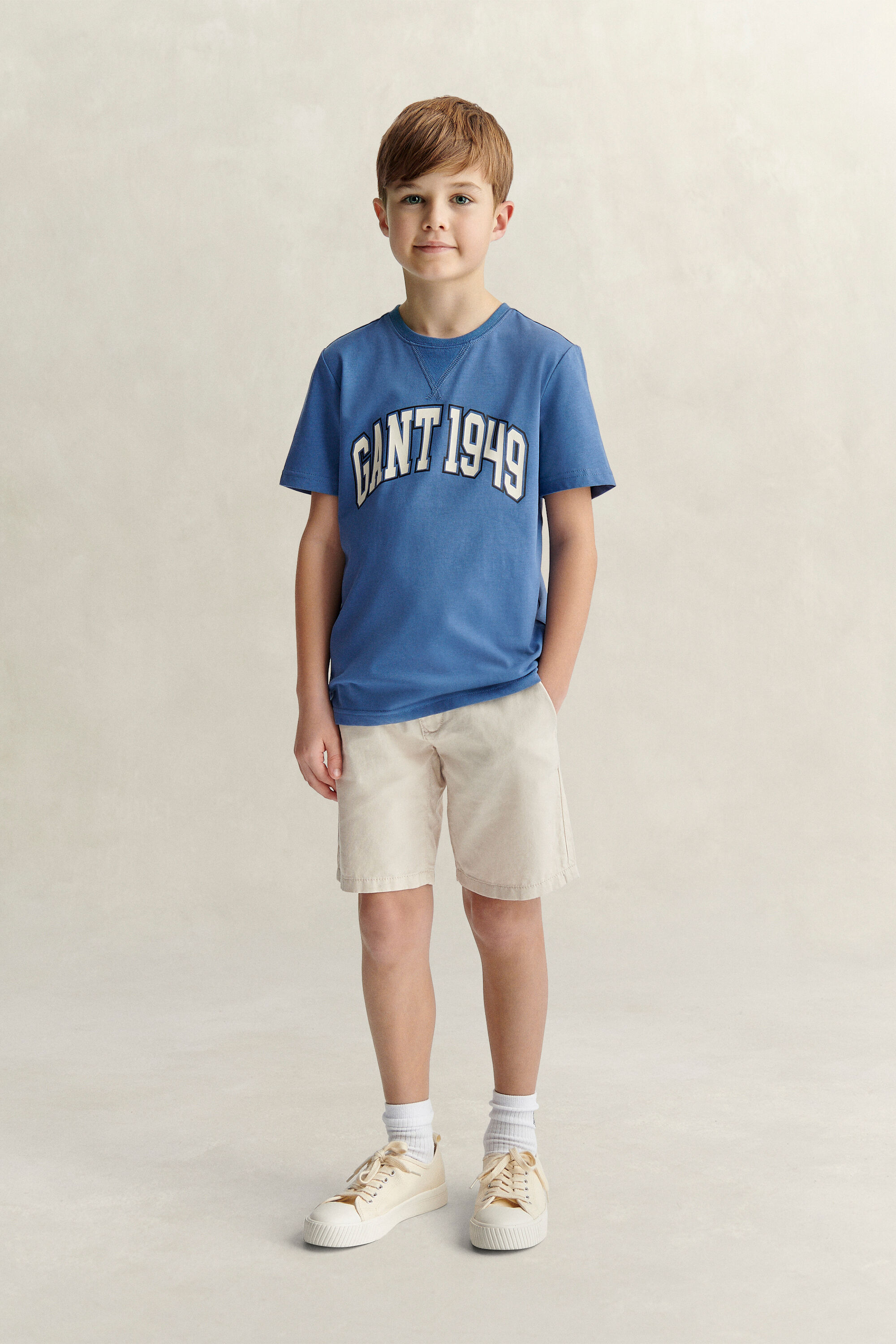Teen Boys shorts i linneblandning