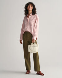 Oversized Luxury randig oxfordskjorta