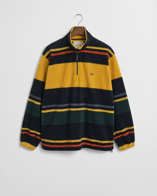 Randig sweatshirt i fleece