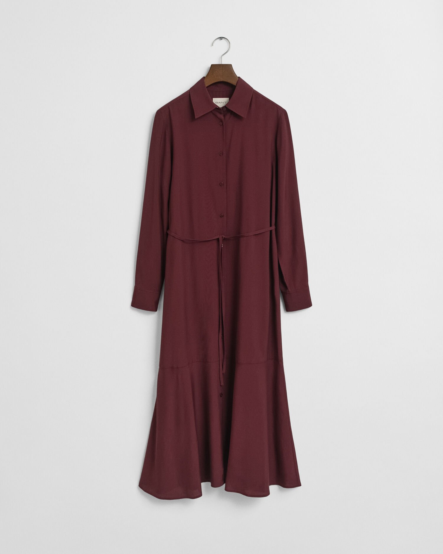 Midiskjortklänning i viskos