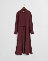 Midiskjortklänning i viskos