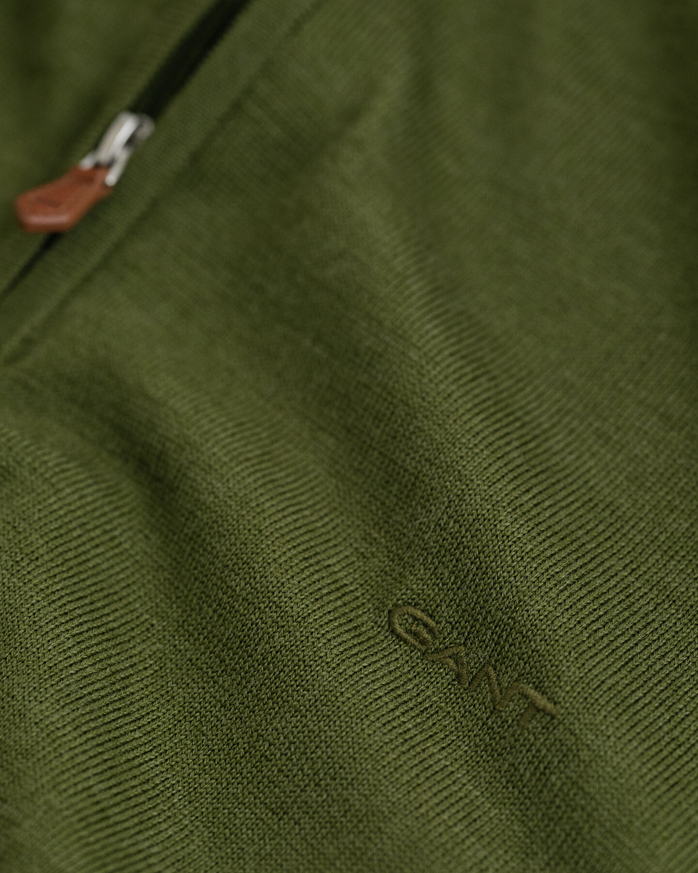 Tr&ouml;ja med half-zip i extra fin merinoull