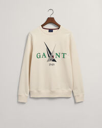 Segelm&ouml;nstrad crew neck sweatshirt