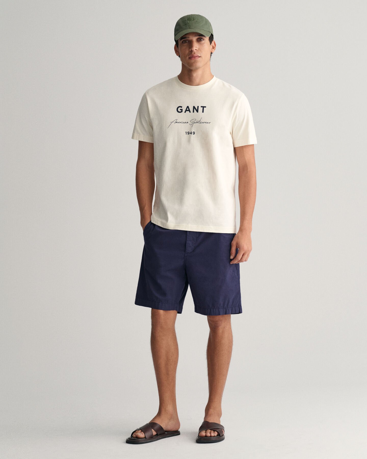 Relaxed fit bermudashorts