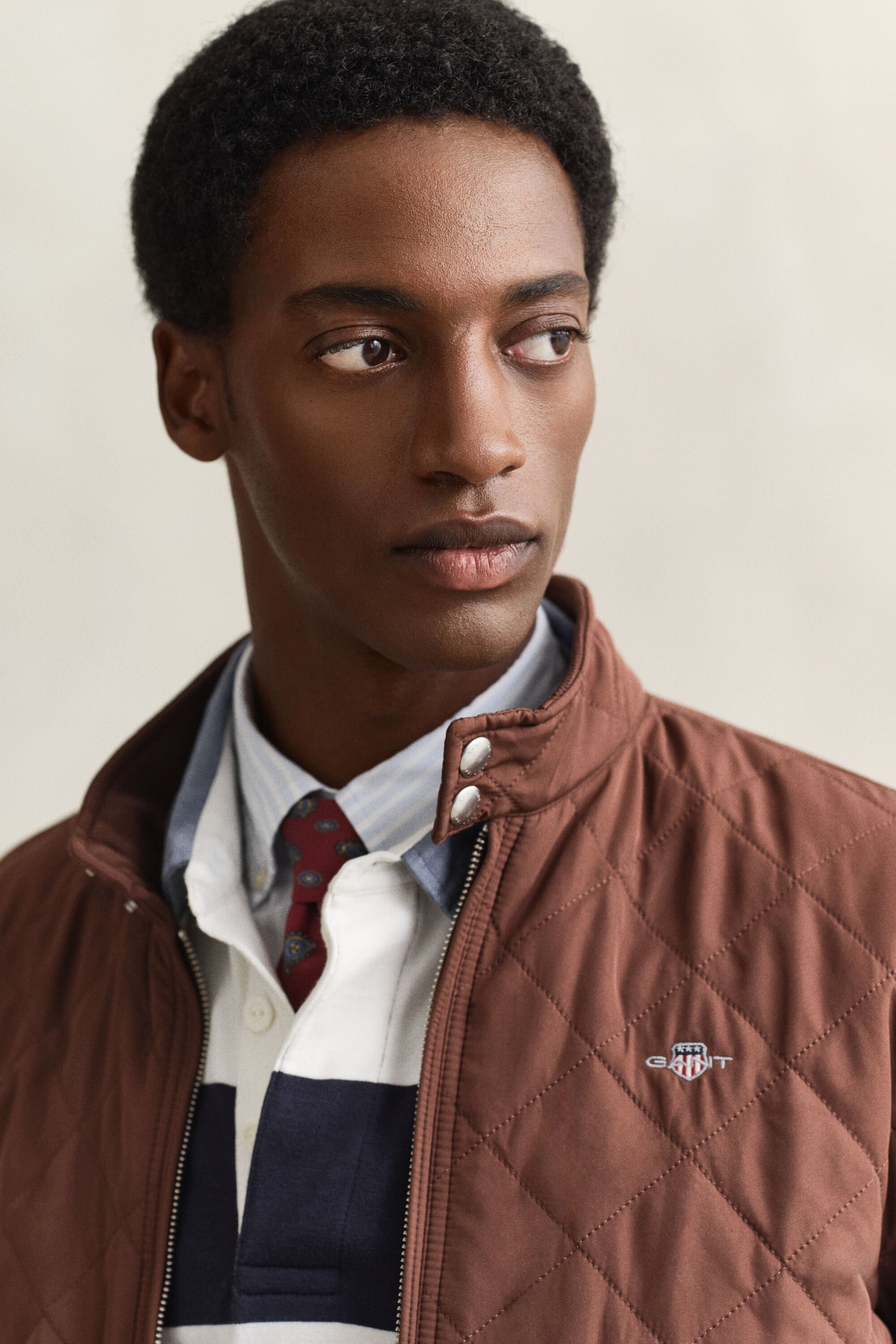 Quiltad Windcheater jacka