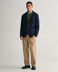 Crew neck bomullstr&ouml;ja med struktur