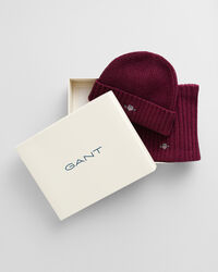 Kids set med m&ouml;ssa och sjalkrage i ull