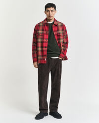 Rundhalsad tröja i ullblandning med neps