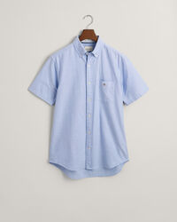 Seasonal Essential Regular fit Archive Shield kort&auml;rmad oxfordskjorta