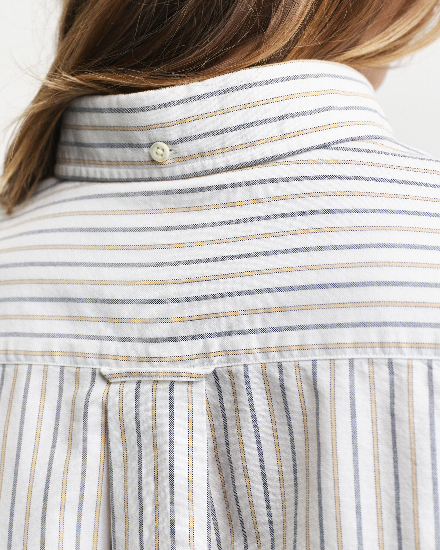 Regular fit klassisk randig oxfordskjorta