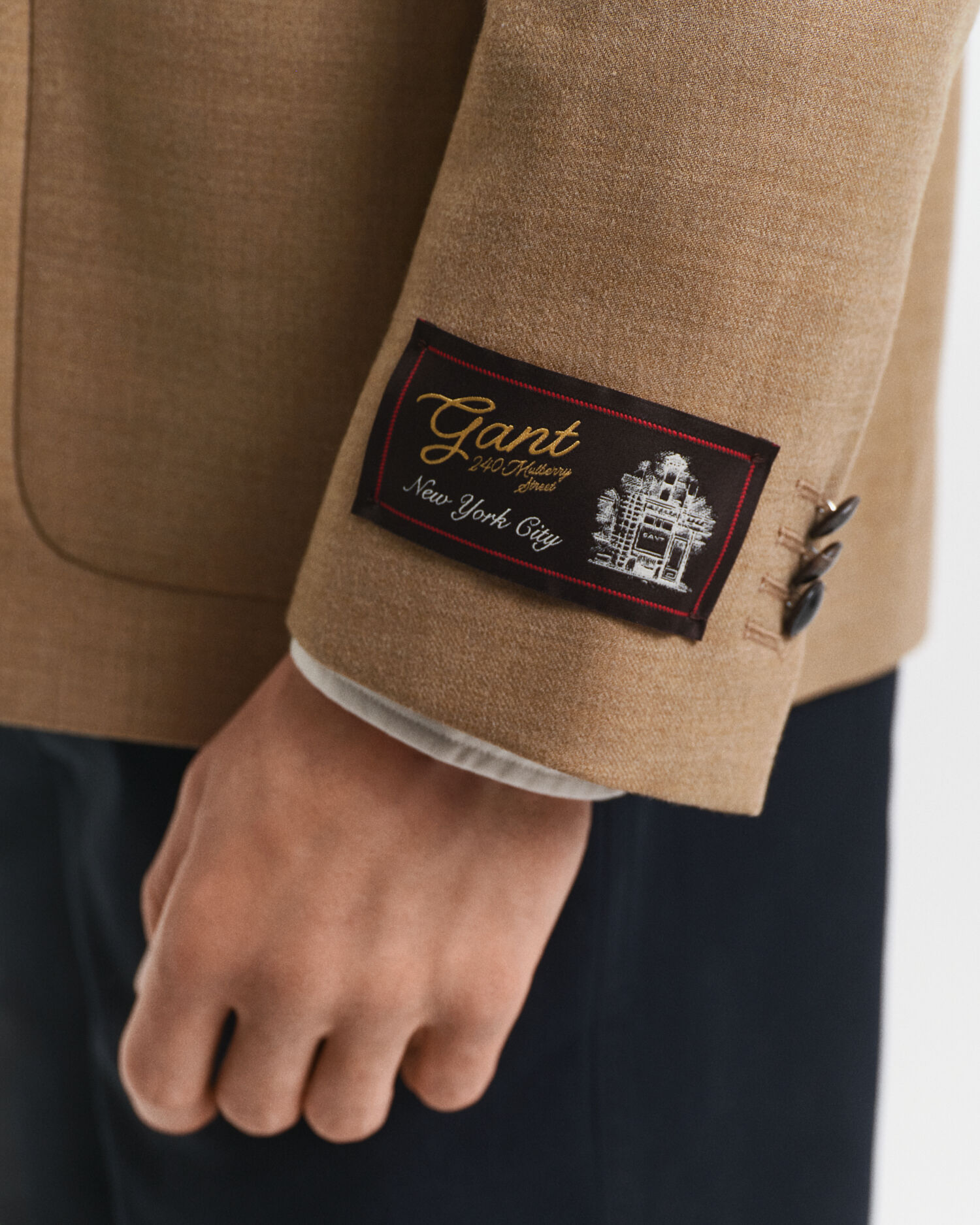 Club-blazer i flanell