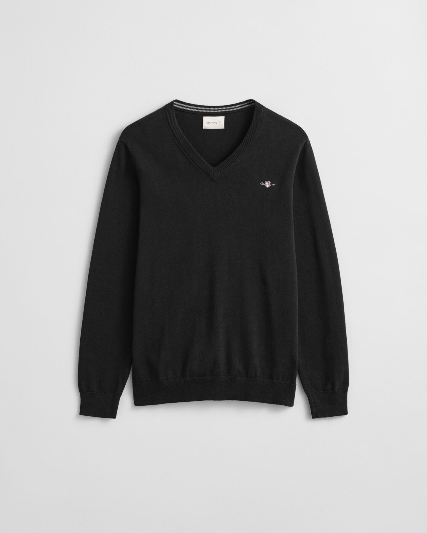 Klassisk V-ringad bomullströja