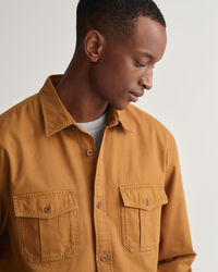 Relaxed fit twillskjorta