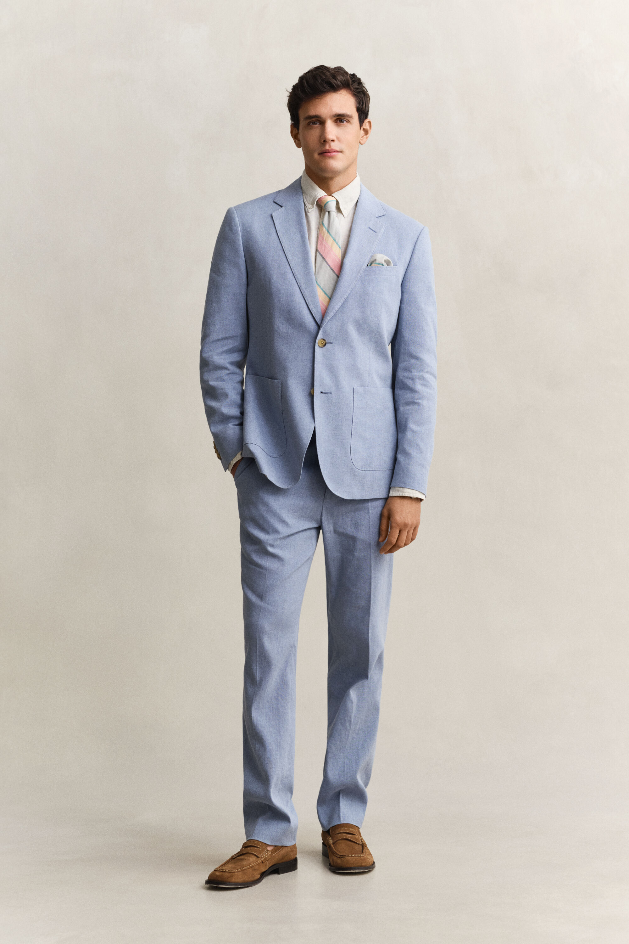 Kavaj i linneblandning