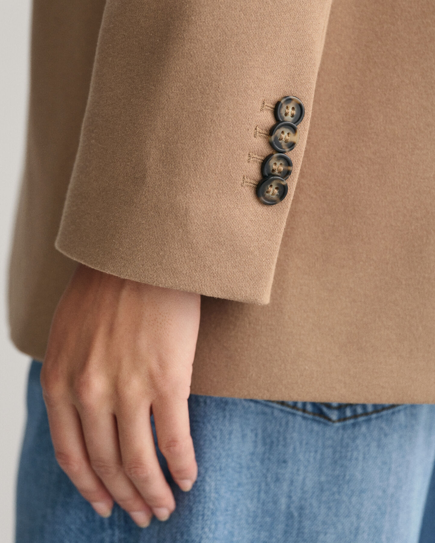 Regular fit jerseykavaj