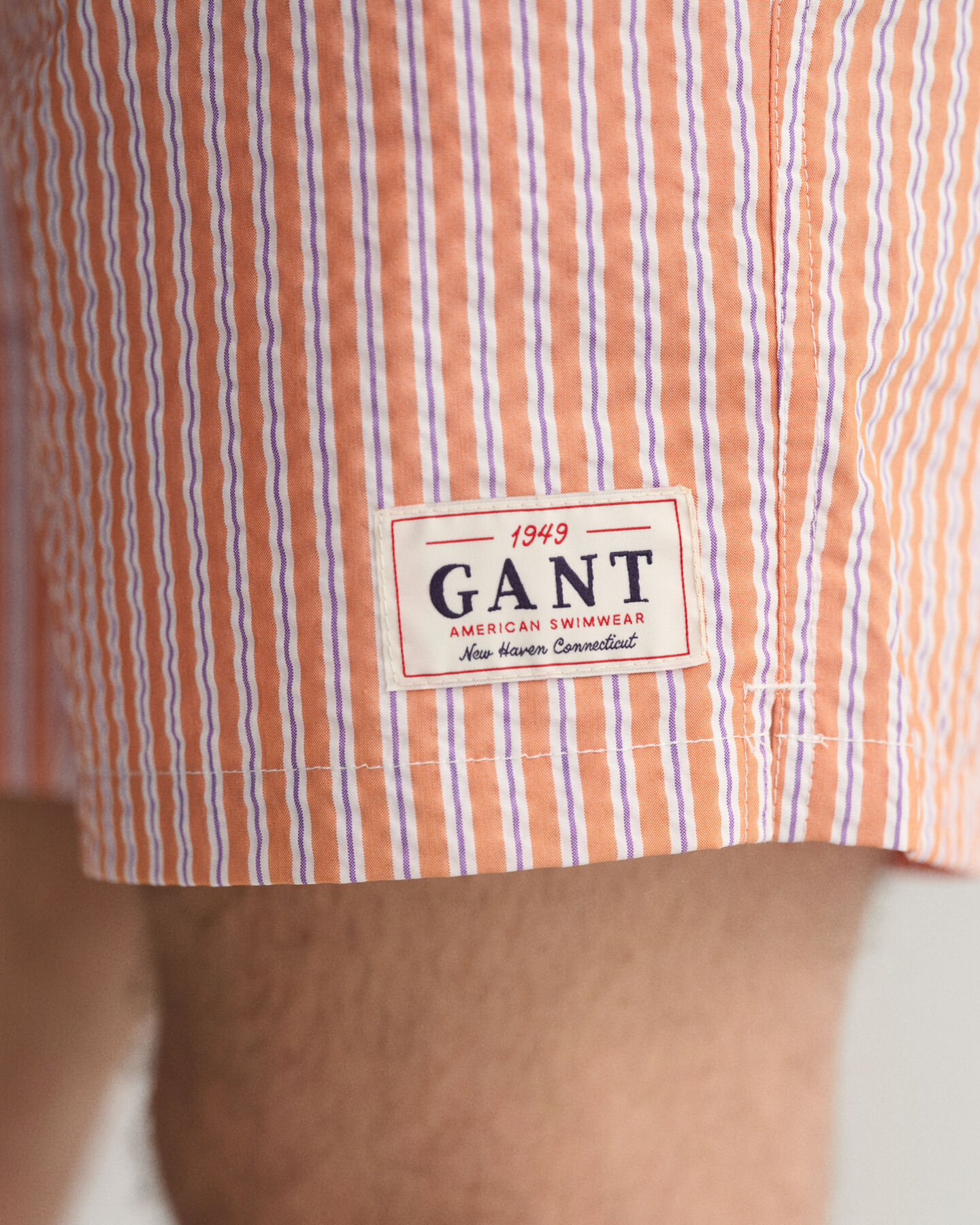 Classic fit badshorts i bäckebölja