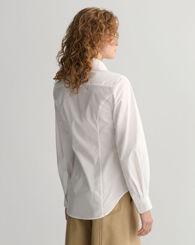 Regular fit skjorta med insnitt