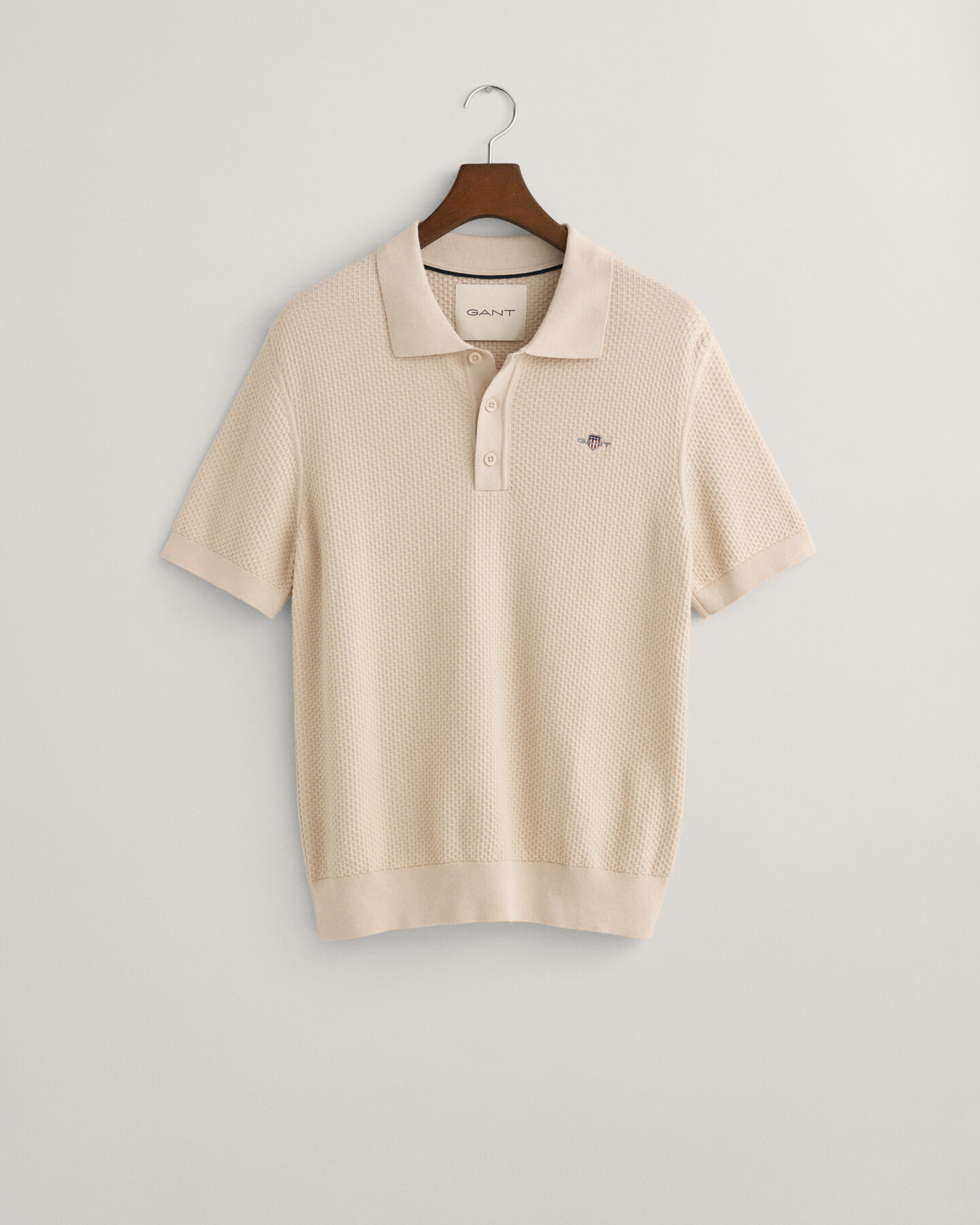 Pik&eacute;tr&ouml;ja i bomull med struktur