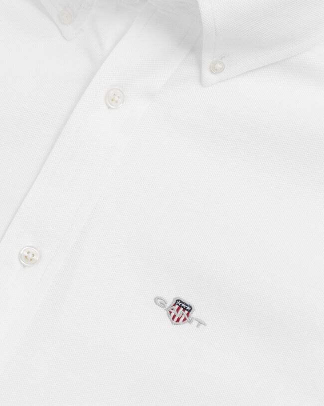 Regular fit skjorta i jerseypiké